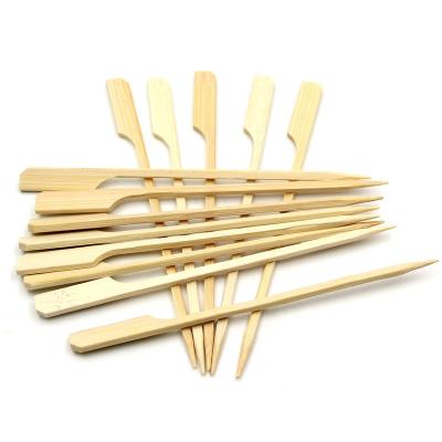 China 200Pack Easily Cleaned 3 or 4 Inch Bamboo Wooden Skewers for Fixing Burgers for sale