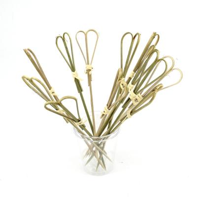 China High Quality Easily Cleaned Natural Skewers Party Picks Bamboo Fruit Stick Bamboo Skewers Cocktail Picks for sale