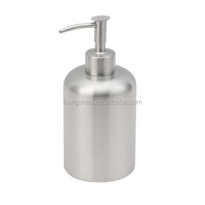 China Sustainable Stainless Steel Refillable Liquid Hand Soap Dispenser With Rust Proof Pump For Bathroom Te koop