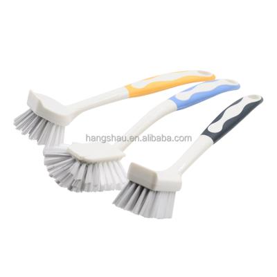 China Long Hand Household TPR Handle Kitchen Dish Washing Brush for sale