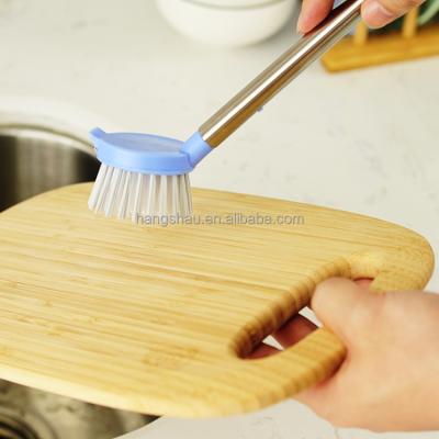 China Household Plastic Kitchen Pan Dish Bowl Pot Brush Cleaning Hand Grip Cleaning Tools for sale