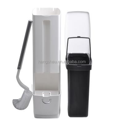 Cina Sustainable Multifunctional Plastic Trash Can And Toilet Bbrush As Well As Paper Holder 3 In 1 Combo in vendita