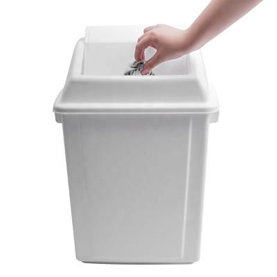 China Office Durable Household 20L Plastic Bins With Lid Te koop