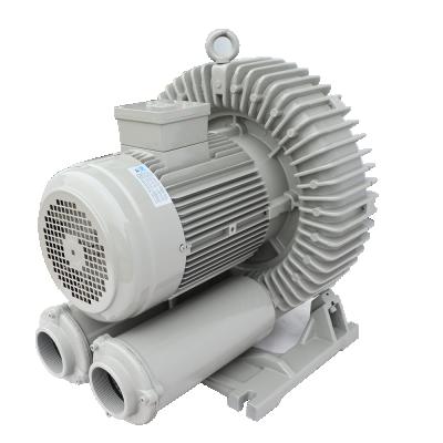 China 24 Hours Continuous Duty China Manufacturer 7.5hp 5.5kw Taiwan Type Compressor Ring Blower With 9.2m3/min for sale