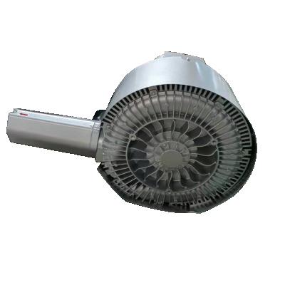 China 24 Hours Factory Continuous Duty Manufacturer 15hp 11kw 305cfm 600mbar Double Stage Ring Blower For Agriculture for sale