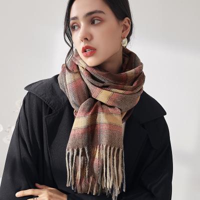 China European American Shawls and Scarves Screened Custom Women Cashmere Jacquard Winter Scarf Large Size Shawls for Ladies for sale