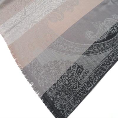 China ZL0006 Gray Multi Luxury Lady Scarf Stoles Wholesale Scarves Shawls for sale