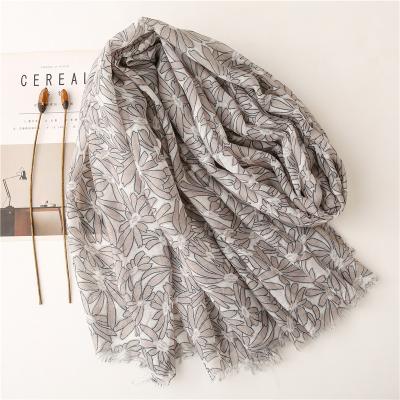 China Soft Touch Feeling Custom Scarves For Women Printed Long Hijab Scarf Women Islamic Hijab Shawls for sale