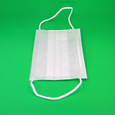 China CE/FDA Approved 3-layer Disposable Non-woven Melt Blown Fabric Face Masks with Factory Price for sale