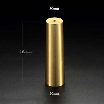 China Modern Brass Furniture Protector 36x30x120mm Sofa Table Accessory Chair Leg Ferrules Cabinet Foot Covers for sale