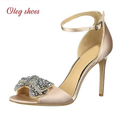 China Cer Deodorization Women's Shoes High Heel Sandals Wedding Open Toe Pumps for sale