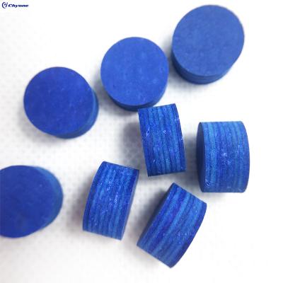 China Pool/Carom Custom Logo 12/13/14mm 10layers Predator Quality Blue Color S/M/H Carom Cue Tips Pool Cue Tips 12/13/14 mm for sale