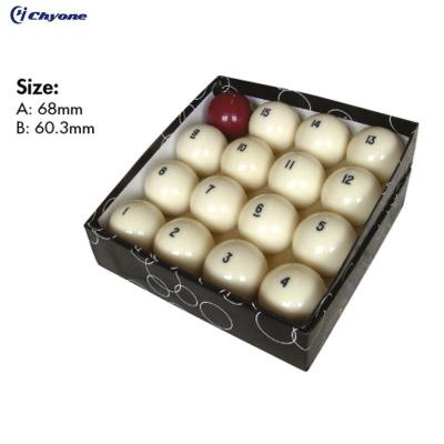 China Poly Resin Standard 68mm Russian Ball for sale