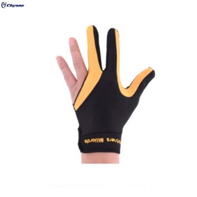 China Wholesale Left Hand Full Fingers Color Mix Lycra Lycra Snooker Billiard Cue Gloves for sale