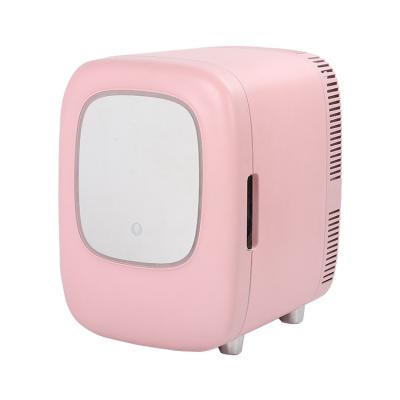 China 12L Plastic Portable Makeup Fridge Mini Bar Fridge Small Fridge For Cosmetic for sale