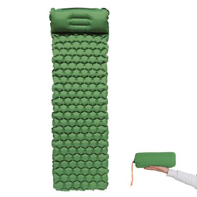 China Lightweight HK TPU Ultralight Compact Inflatable Sleep Mat Air Mattress Camping Sleeping Pad For Camping for sale