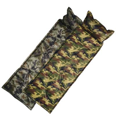 China Waterproof Camping Mat HK Sleeping Self-Inflating Mat For Backpacking And Compact Hiking And Ultralight Mattress With Pillow for sale