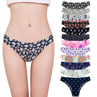 China Custom Antibacterial Brazil Tanga Thongs Breathable Teen Girls No Trace Women Underwear Panties for sale