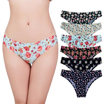 China Customized Women's Seamless Thong Panties Thong Bikini Thong Panties Antibacterial for sale