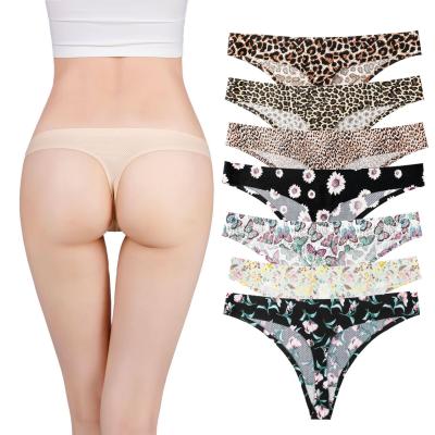 China OEM Antibacterial Female Plus Size Thong Panties Thong Panties Thongs Breathable Underwear for sale