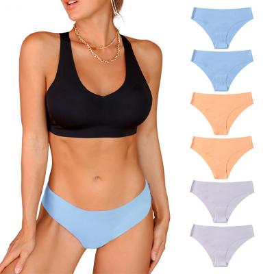 China Custom Antibacterial Sexy Cotton Underwear Ladies Women's Organic Underwear No Trace Seamless Panties Women for sale