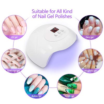 China Nagellampe Custom Paintt Logo ABS/UV Spa Nail Dryer Salon Supplies Gel Nail Art Machine UV Lamp For Manicure for sale