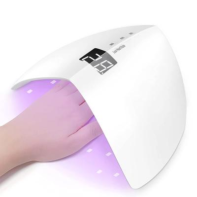 China OEM Manufacture 54w Mini Gel Nail Light Station Travel UV Led Nail Lamp Dryer 196*148*82MM for sale