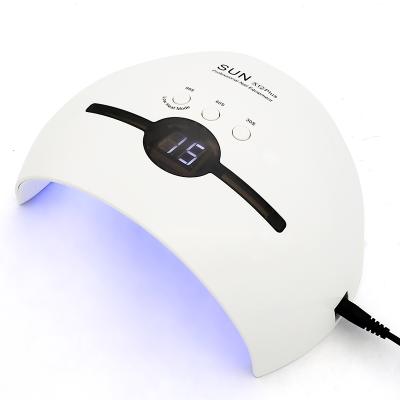 China ABS Style SunNail 48w Gel Fungus Dryer Plastic Light Curing UV Lampra New Mini Dual Led Nail Lamp For Gel Polish for sale