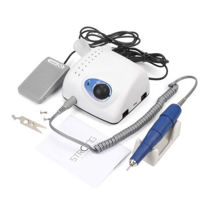 China Korea original high speed 210/105l foot pedal maroton naill manicure 65w strong efile nail drill machine 35000rpm for sale