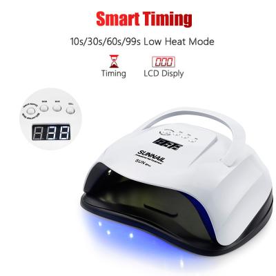 China Amazon Product Nail Art Tools Portable Professional Nail Dryer Machine High Power 80w LED UV Nail Lamp for sale