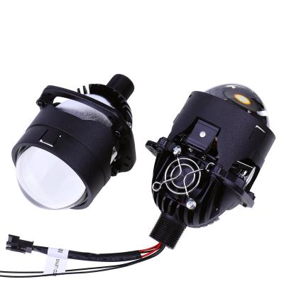 China Factory hot sale 2.5 inch S8 blue lens led projector lens headlight 6000k 4300k 3000k LHD RHD 45w universal fit for car motor 2.5 inch for sale