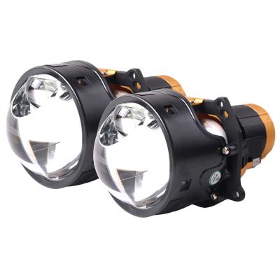 China Factory High Quality 3 Inch Size L70 Led Laser Projector Lens Universal Super Bright Automotive Headlight 72w 5500k Bi Led Lens 3 INCH for sale