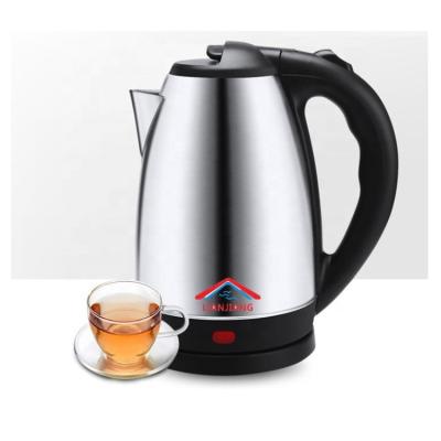 China Factory Wholesale 360 ​​Degree Low Rotation Electric Stainless Steel Electric Water Kettle 1.8L Home Appliances for sale