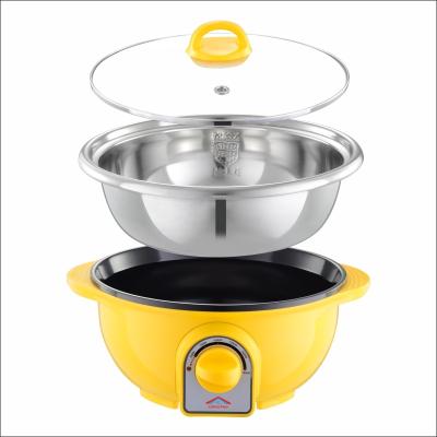 China Hotel Heating Plate Built In Stainless Steel Electric Hot Pot Slow Cooker for sale