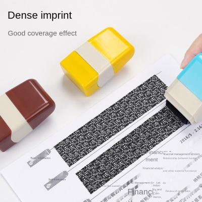 China Desktop Privacy Stamp Roller Type Random Code Pen Address Privacy Personal Information Shield Express Outdoor Single Shield Anti-Leakage for sale