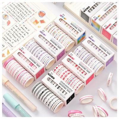 China Waterproof Gold Decorative Skinny Foil Masking Washi Tapes DIY Arts and Crafts Planner Journal Tape for sale