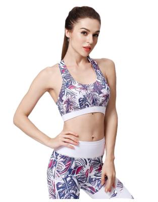 China Custom Breathable Workout Sports Yoga Set Printed Leggings Fitness Equipment Quick Dry Yoga Wear Set Sublimation Printed Leggings For Women for sale