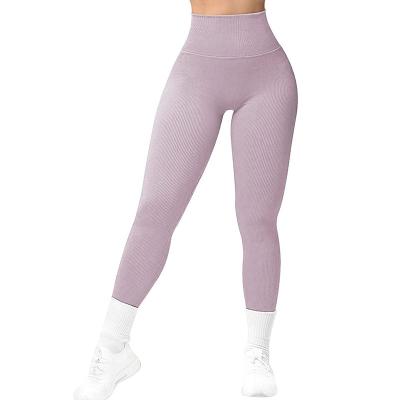 China New Fashion Gaiters Breathable Sexy Women High Waist Seamless Lift Up Jegging Fitness Workout Gym Pants Knitting Female for sale