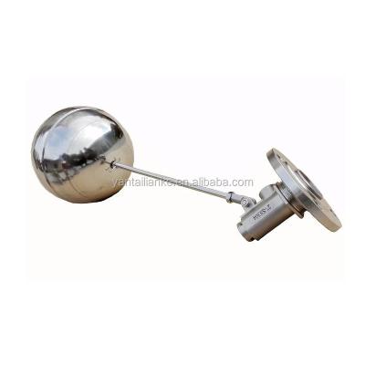 China General Fire Hydrant Tank 2 Inch 304 Stainless Steel Float Ball Valve With Flange PN16 for sale