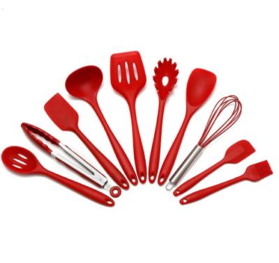 China Sustainable Cooking Silicone Utensils Accessories Home Kitchen Tools Food Grade Sets Silicon Bake Mold Silicone Cookware Set for sale