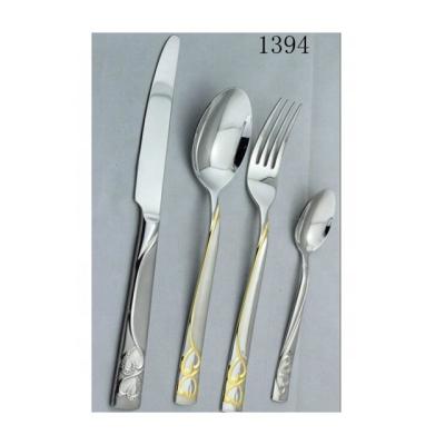 China Sustainable Dinnerware Cutlery Set Best Quality Stainless Steel Flatware Sets Metal With Good Price for sale