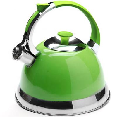 China Amazon Stainless Steel Tea Kettle Stovetop Teapot Viable Hot Selling Single Handle Single Handle for sale