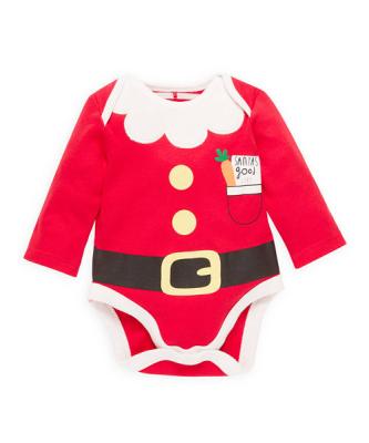 China New European Spring Autumn Children's Suits Cute Baby Santa Clothes Suit Christmas Costume For 1-3 Years Old for sale