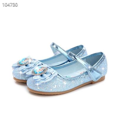 China 2019 New Fashion Girls Single Shoes Children's Crystal Shoes Anti-odor Flat Children's Shoes for sale