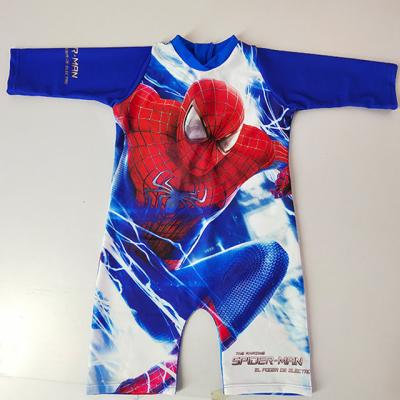 China Spandex Anti-UV Swimsuit Children's One-Piece Cartoon Sleeveless Swimsuit for sale