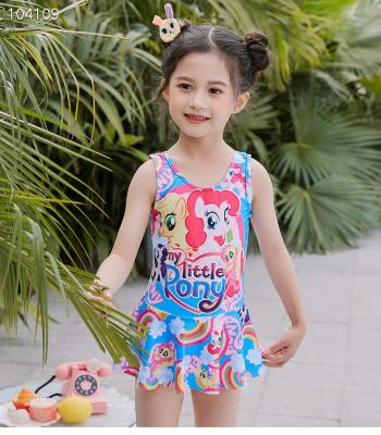 China Beautiful Anti-UV Spandex Baby Swimwear Baby Girls Swimsuit 104108 for sale