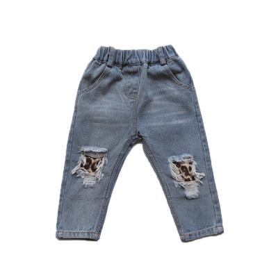 China Kids Baby Cotton Spandex Breathable Jeans For Spring And Autumn Loose Denim Jeans Full Length for sale