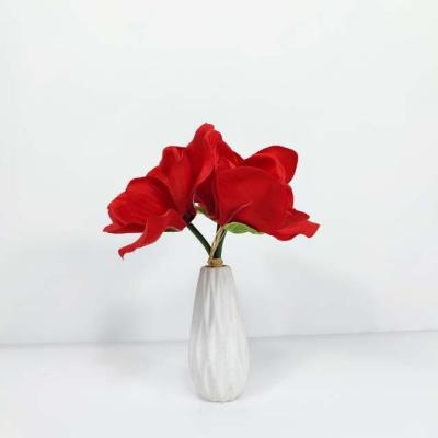 China 5% / 30% / 65% Plastic Cloth 3 Pcs Iron Wire Set Wedding Decoration Wholesale Soft Cheap Road Lead Decorative Artificial Giant Wallpaper Flower for sale