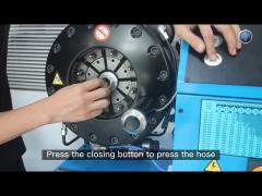 Hydraulic Hose Crimping Machine Operate Steps Introduction Video