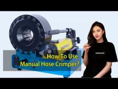 Portable Manual Hose Crimping Machine Operate 150T Hand Pump